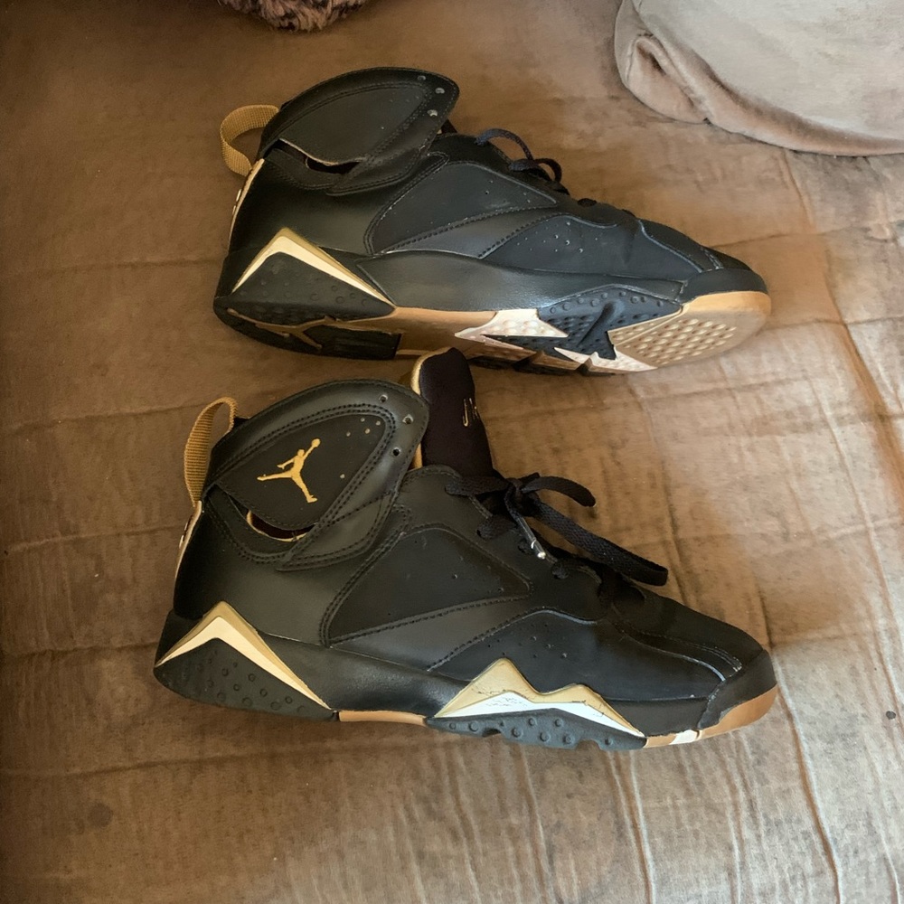 Air Jordan black and gold